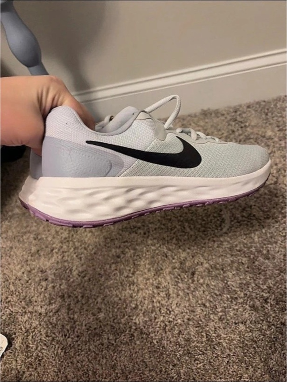 Nike Revolution 6 Next Nature Ghost Lilac Athletic Shoes